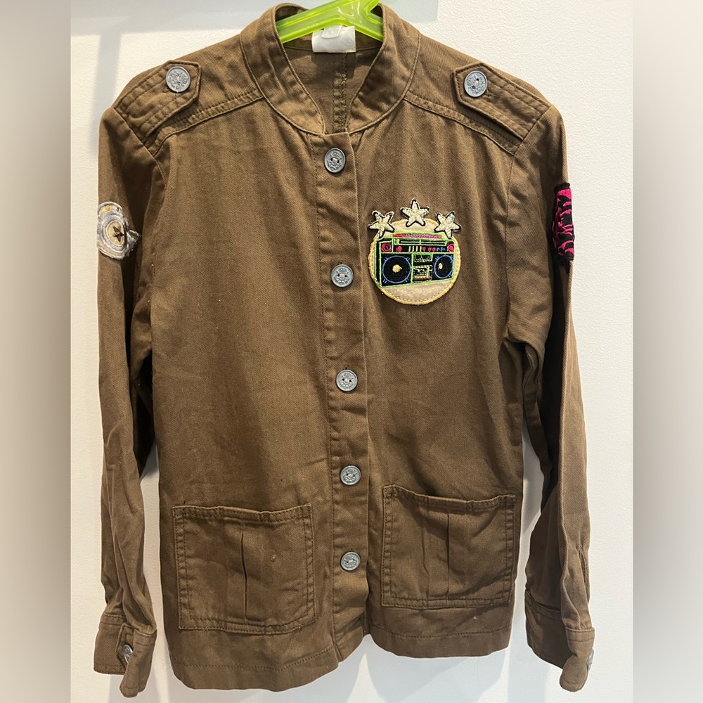 D - Signed Retro Kids Jacket with Fun Patches